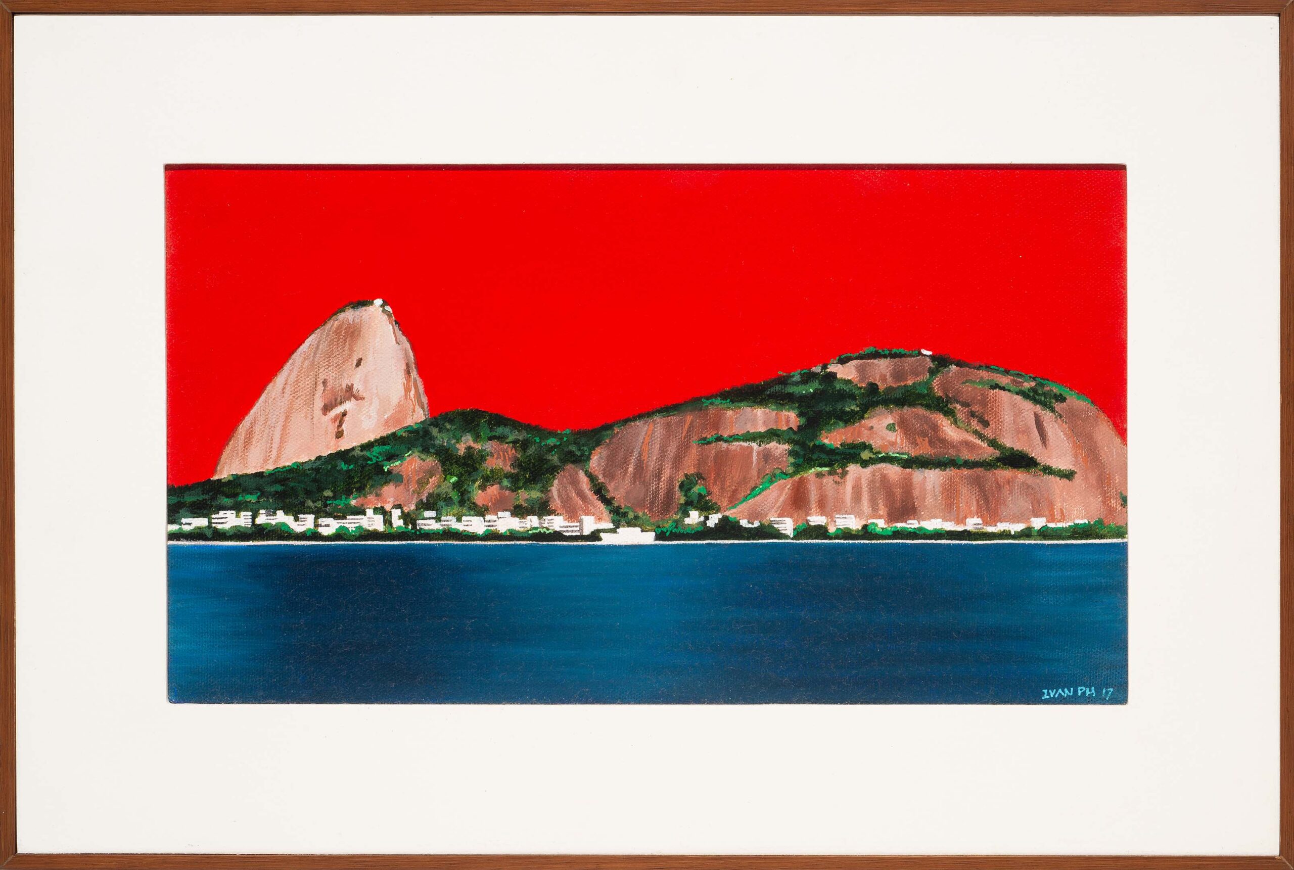 pao de acucar contra ceu vermelho–serie volta ao mundo em 80 quadros ivan pinheiro machado arte calmon stock 01a scaled